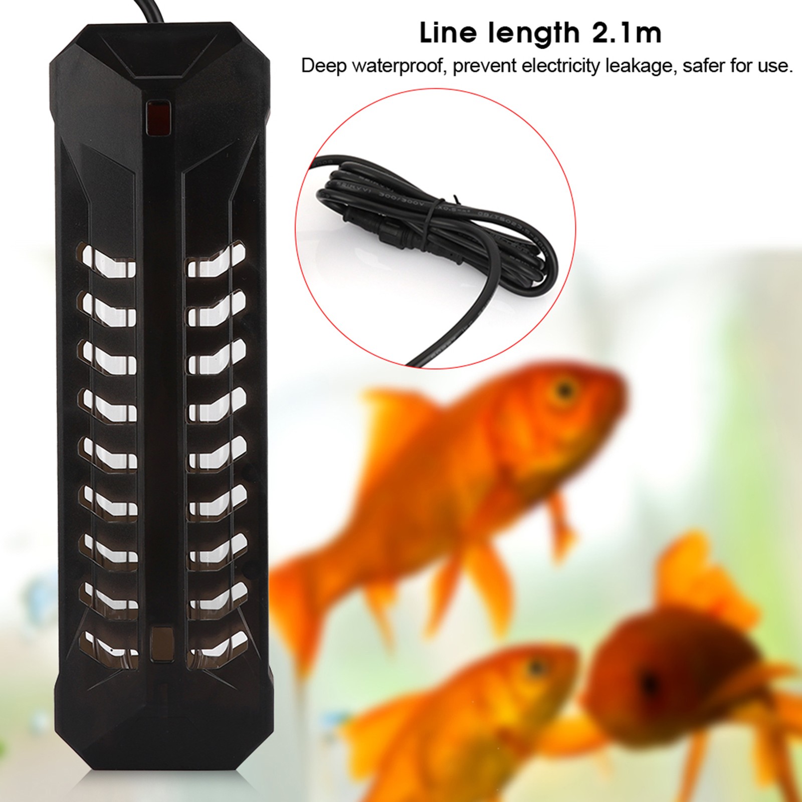 Aquarium Submersible UV Light Sterilizer For Fish Tank Lamp Excellent