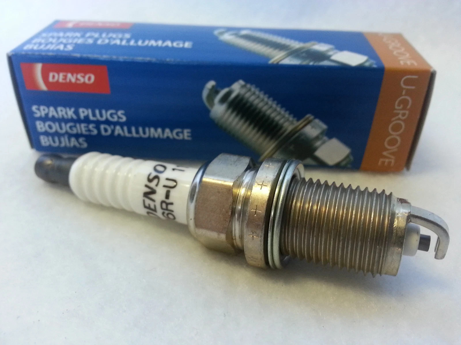 1x DENSO K22PR-U11 3192 U-Groove Resistor Spark Plug Colder Plugs