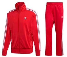 Adidas Originals Firebird Track Suit Jacket & Pants RED  Men’s Size XL