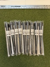 NEW The Grip Master Kidd Sewn Midsized Black Leather Golf Swing Grip - Set Of 9