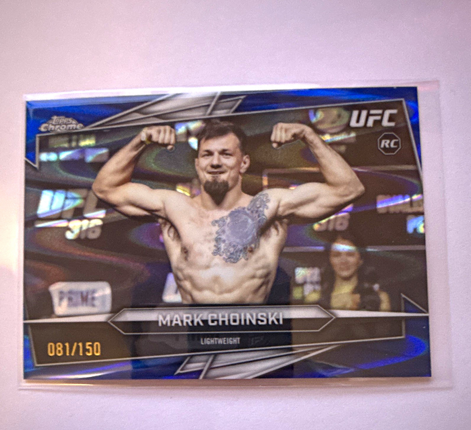 Topps Chrome UFC 2026 Mark Choinski Rookie #102 Serial Numbered 081/150