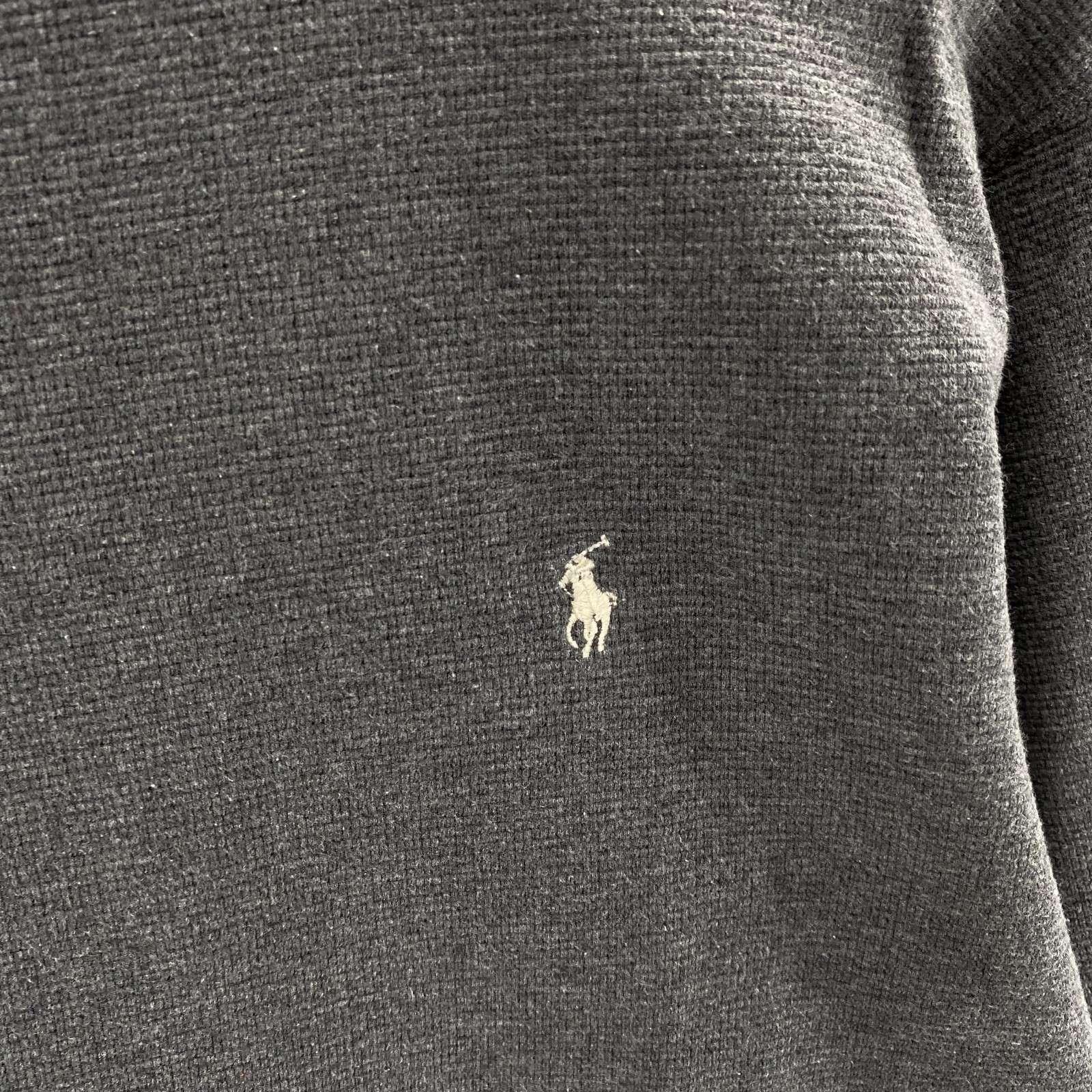 Polo Ralph Lauren Camicia Uomo XL Termica Base Strato Waffle Maglia Girocollo Pony