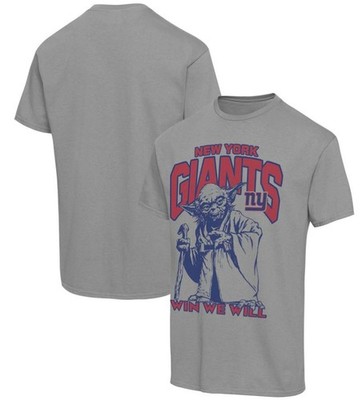 Giants Star Wars Yoda Win We Will Vintage Football T-Shirt Size S-5XL