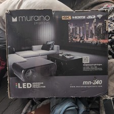 MURANO MN-240 SMART LED PROJECTOR 3D Optimized LIGHT ENGINE PRICED TO SELL 