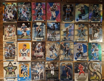 Lot Of 84 Carolina Panthers Football Cards Parallels, Rookies, Inserts, Prizms