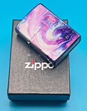 Brand New 22 ZIPPO Lighter Rare COSMIC UNIVERSE Wrapped Allover Premium Design