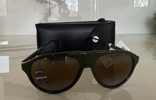 Brand New Vuarnet GLACIER 02 Alpine Sunglasses 470 Acetate Shiny Green Brown