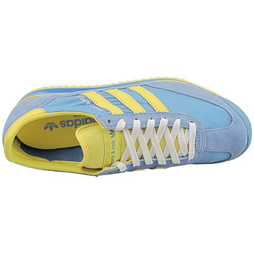 Adidas SL72 Sporty & Rich Azul Amarillo Unisex - Imagen 7 de 8