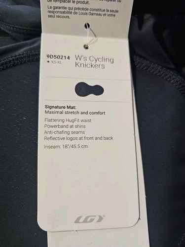 LOUIS GARNEAU Bragas de Ciclismo Acolchadas Mujeres M PANTALONES CORTOS DE BICICLETA DE MONTAÑA Nuevos con Etiqueta - Imagen 6 de 6