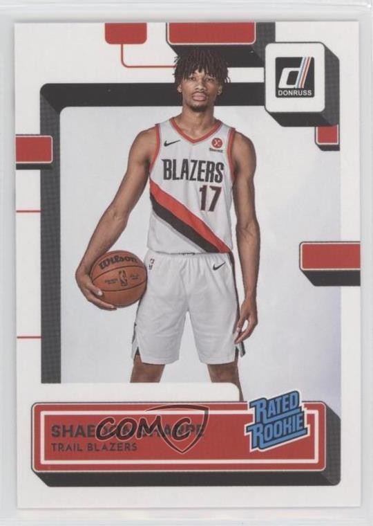 2022-23 Panini Donruss Rated Rookie Shaedon Sharpe #207 0x49