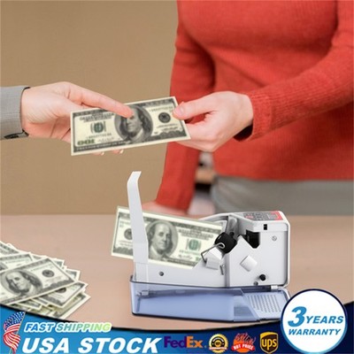 Portable Handy Bill Cash Money Count Machine Mini Banknote Currency Counter V40