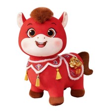2026 Year Of The Horse Plush Horse Doll, Chinese New Year 7.9-inch Cute Mascot
