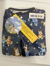 NWT Little Sleepies LS OG Bluey Dance Mode Bamboo Pajamas PJs Shorty 12-18M