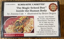 Scholastic The Magic School Bus Inside The Human Body Cassette Tape-RARE-SHIP 24