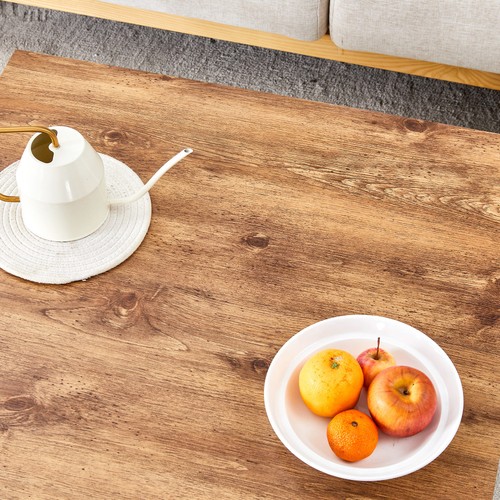 Natural Style MDF Coffee Table - 39.3"x21.6" with Tempered Glass Legs.Density - Picture 33 of 72