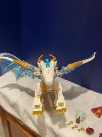 Lego 41179 Queen Dragon's Rescue Dragon: Dragon & 2 Elves Minifigures VGC