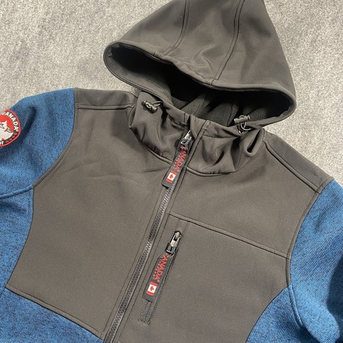 Canada Weather Gear Herren Jacke Gr. Large grün Fleece Winter Herbst durchgehender Reißverschluss - Bild 1 von 11