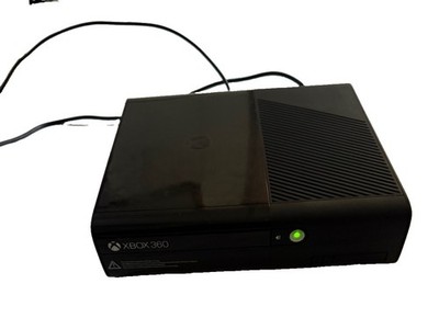 Microsoft Xbox 360 E Black Console Bundle 500GB - Tested & Working