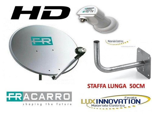 Kit Parabola satellitare Fracarro completa staffa da 50 muro antenna parabolica - Foto 5 di 5
