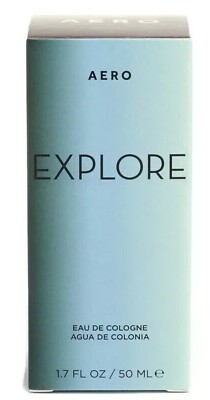 Aeropostale Aero Explore Cologne For Men Eau De Cologne 1.7 fl oz Sealed Box
