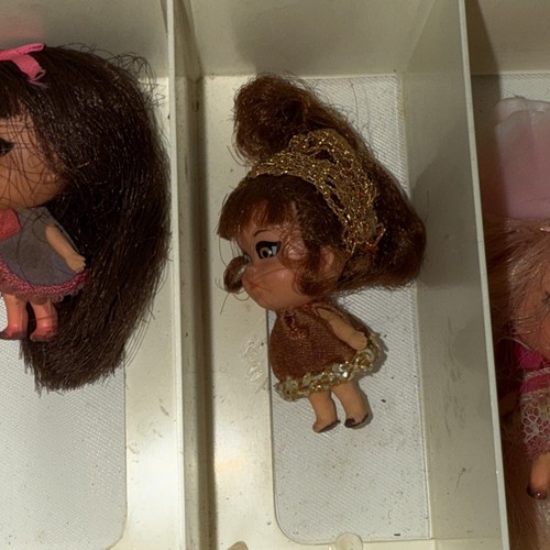 Liddle Kiddle Dolls Lot Vintage 1960s With Case And Dolly Darling? Free Shipping - Picture 11 of 15