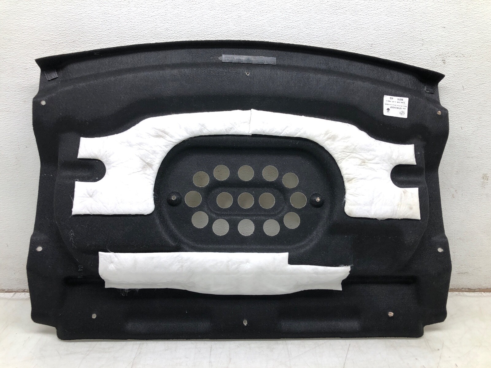 2014-2020 MASERATI QUATTROPORTE REAR TRUNK TOP UPPER SPEAKER COVER DECK OEM.