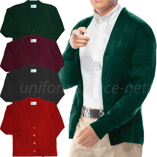 Cardigan Sweater Classroom Boys, Youth 