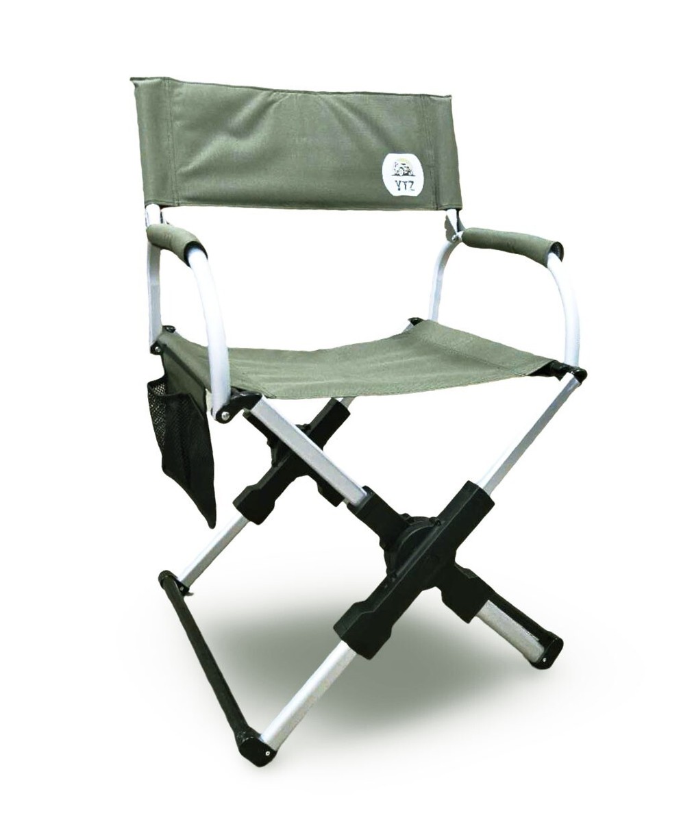 YTZ Outdoor Pico Arm Chair, Folding Director's Chair with Carry