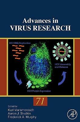 Advances in Virus Research Maramorosch Shatkin Murphy Hardback Volume 71