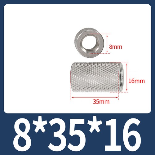 Rändel Verbindungsmuffe Rund Gewindemuffe Langmutter Edelstahl V2A M2 bis M16 - Bild 80 von 105