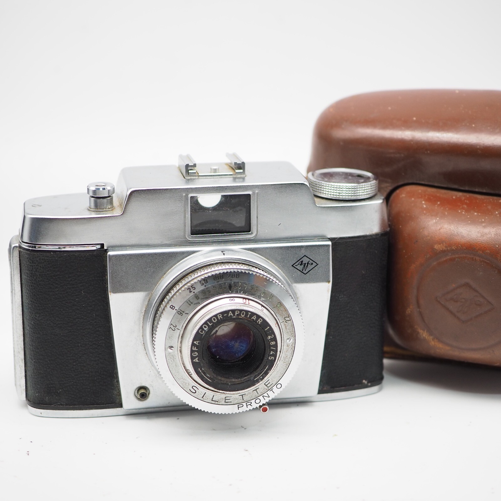 Agfa Silette Kleinbildkamera & 45mm 1:2.8 Apotar Objektiv, Prontor Shutter X015