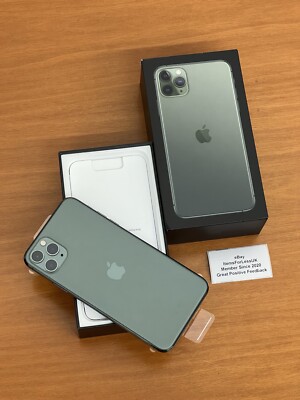 NEU OVP Apple iPhone 11 Pro Max 64GB Midnight Green 4G entsperrt 6,5'' 100% BH