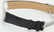 Jaeger LeCoultre Master Control Moon Black Full Calendar Stainless Steel Watch 15