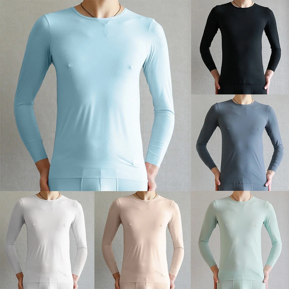 Long sleeve top silk undershirt