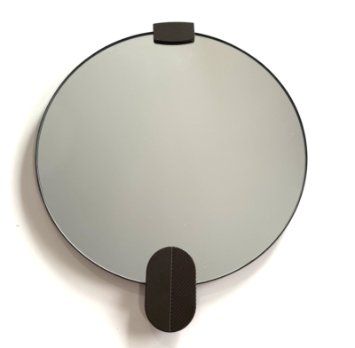 IKEA Klingatorp Mirror Round Brown Metal 11 3/4