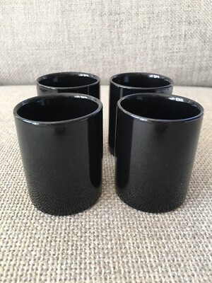 ASA Selection Set 4x Chutney Behälter schwarz Keramik Germany