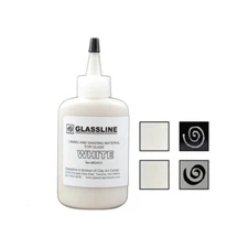 Glassline Fusing Paint - 2 oz. Bottle Pen - White