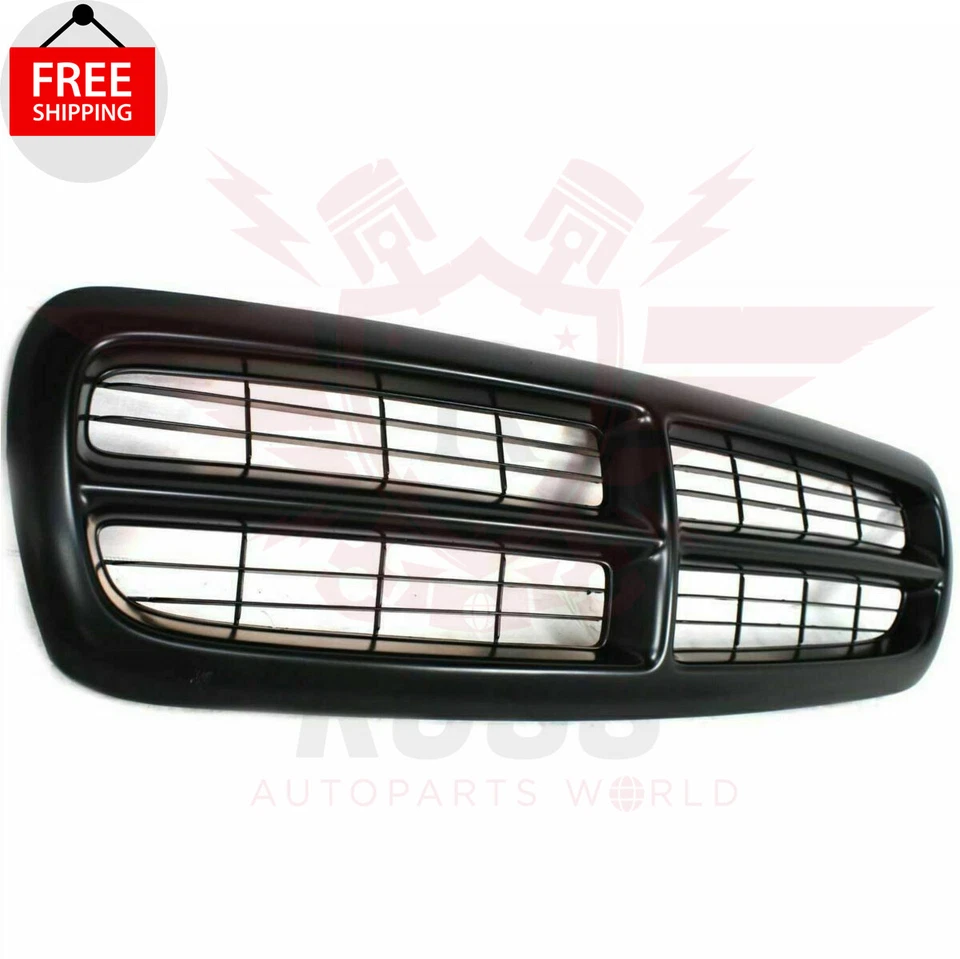 New Front Grille Assembly Black For 1998-2003 Durango 1997-2004 Dakota CH1200200 Foto 3 de 4