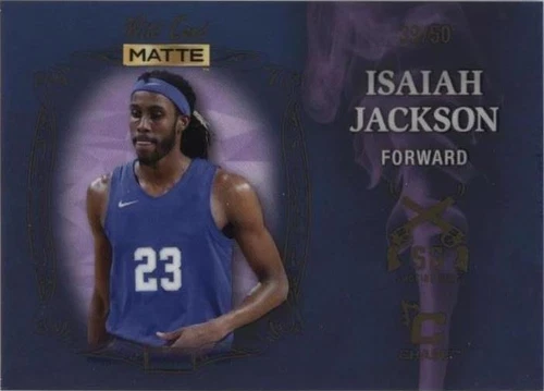 2022-23 Wild Card Matte Draft - Isaiah Jackson #SG-7