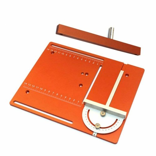 Sierra circular eléctrica cubierta abatible enrutador de aluminio placa de inserción de mesa carpintería - Imagen 17 de 17