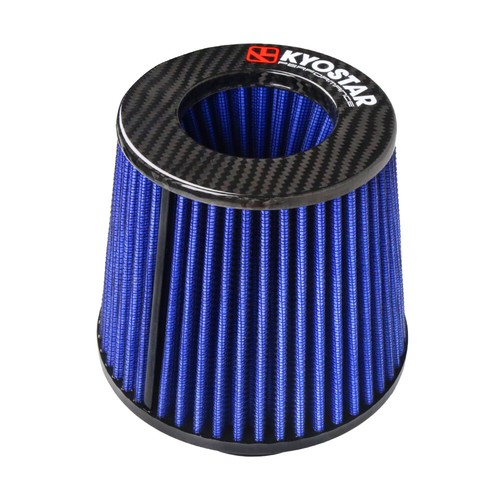 3"/3.5" Carbon Dry Air Filter Cold Air Intake Cone Replacement High Flow Inlet - Picture 85 of 120