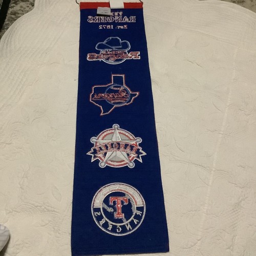 TEXAS RANGERS EVOLUTIONS BANNER EMBROIDERED WOOL W/ HANGING ROPE - 第 4/5 張圖片