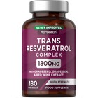 Resveratrol Capsules 1800mg | 180 Count | High Strength | By Horbaach