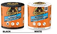 Gorilla Tape Waterproof Patch And Seal Strong Permanent Rubberised Roof Leak Fix