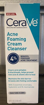 Cerave Acne Foaming Cream Cleanser - 5oz   Exp. 1/2026