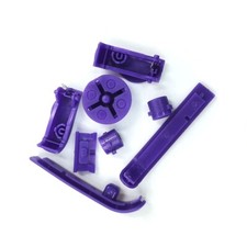 Dark Purple Replacement Buttons Set L R A B Buttons For GameBoy Advance GBA