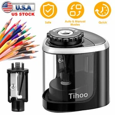 Automatic Electric Pencil Sharpener Battery Operated Kid Home School Office Tool