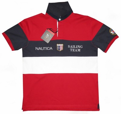 BLUE POLO RUGBY SHIRT XL | eBay
