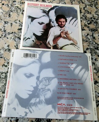 RUPERT HOLMES Partners RARE CD Escape The Pina Colada Song Him Answering Machine