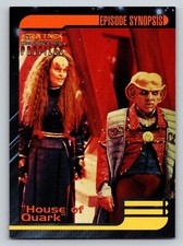 Trade Card Sky Box 1997 Star Trek Deep Space Nine Profiles #67 Quark Ferengi